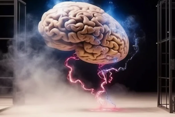 Ilustracion de que ocurre en el Cerebro humano mientras soñamos